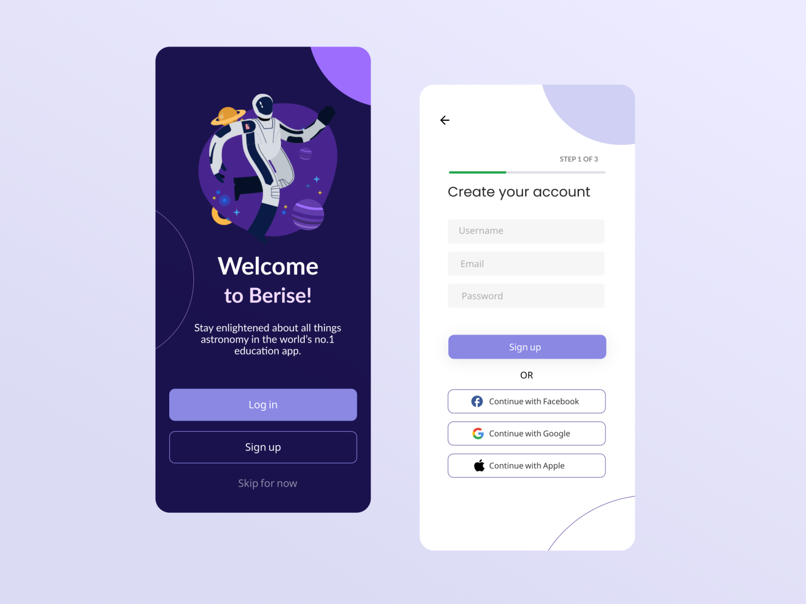 Login page for educational app by Peace Adelakun on Dribbble