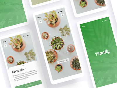 Plant Scan Mobile App Design