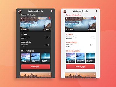 Morning warm up (Travel App 02) clean design landing page product travel ui ux visual design web design