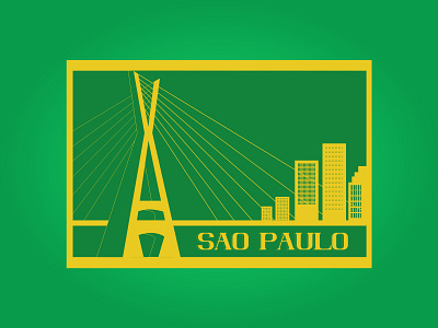 Weekly Challenge - Sao Paulo challenges design dribbbleweeklywarmup illustration sao paulo vector visual design