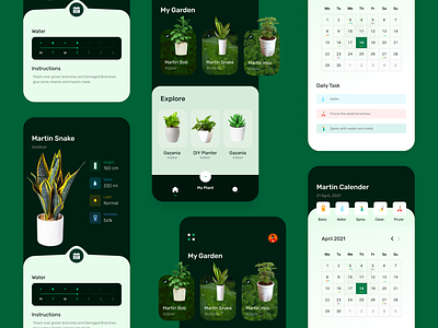 Plant Management App Ui Concept