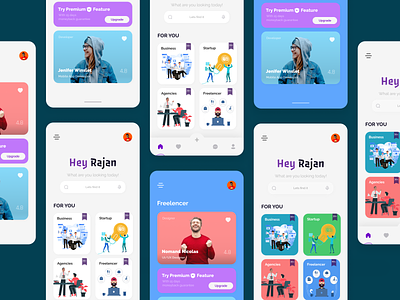 FIND IT APP UI Concept Exploration agencies appuidesign appuiux business color design designideas designinspiration designtrends freelancer home illustration minimal mobile mobile app design newshot profile startup trending