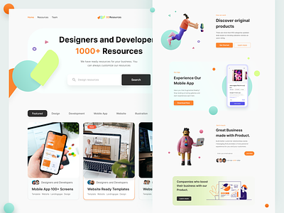 DD-Resources Website Design Concept