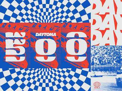 Daytona 500 No.2 america blue blue and white car daytona imagery racecar racing red