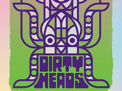 Dirty Heads Totem aquatic crab fish holographic monoweight octopus psychedelic squid