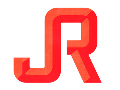 Jr. 2.0 bevel j jr r red type