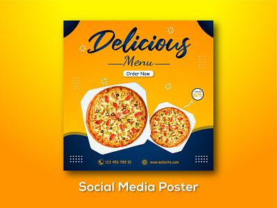 Pizza Banner - Social Media banner banner design food media pizza product social