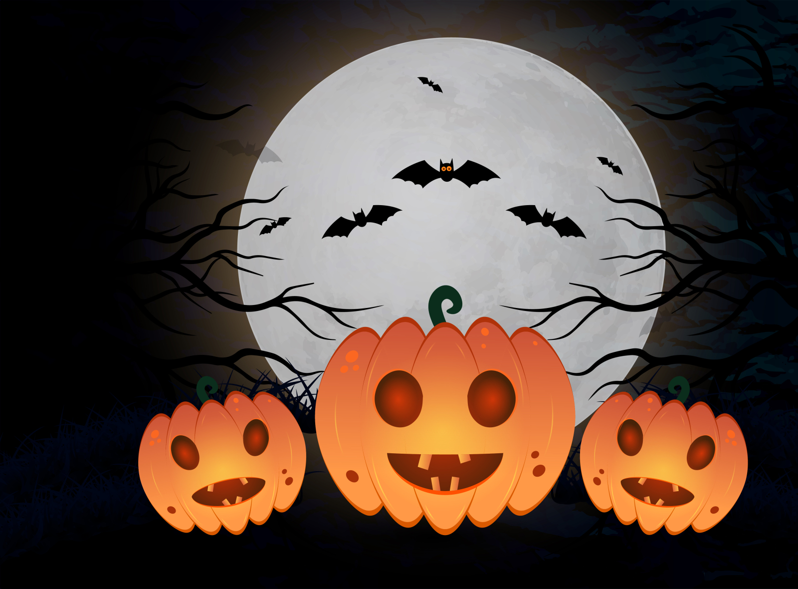 Halloween 2022 Scary pumpkin dark night Background by SarowarHosen on ...