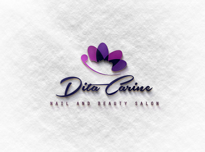 Signature Logo For Dita Carine design designer flat handdrawn illustration logo logo design minimal modern signature