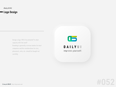 Daily UI #052 daily ui dailyui dailyui 052 design logo ui