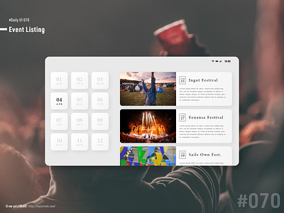 Daily UI #070 daily ui dailyui dailyui 070 design ui web