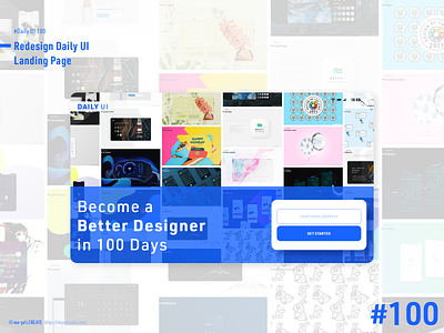 Daily UI #100 daily ui dailyui dailyui 100 design ui web