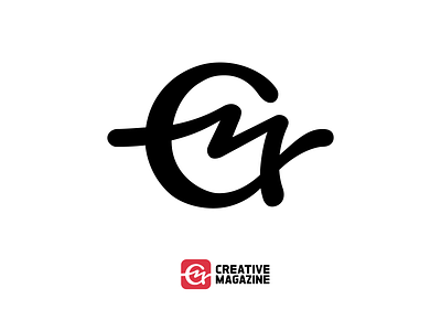 Creative Magazine logo branding design logo logotype typography vector
