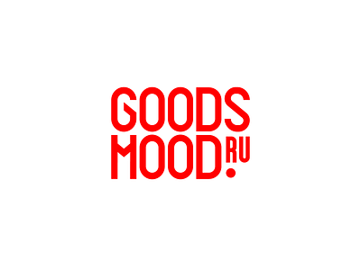 Goods Mood branding logo logotype typography vector