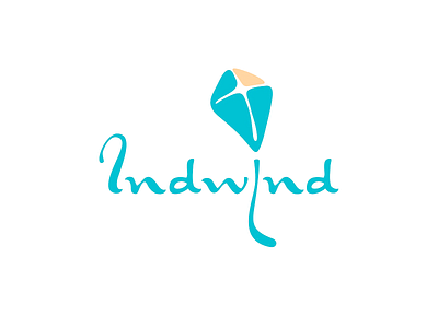 IndWind branding logo logotype vector