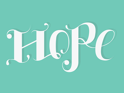 HOPE branding design hopelittle logo type typography