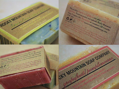 Rocky Mountain Soap Packaging