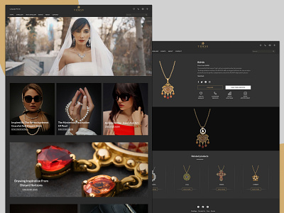 Jewelry Website (Torse) design ui ux website