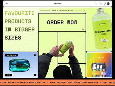 BeClean – Website Redesign design redesign ui web web design website
