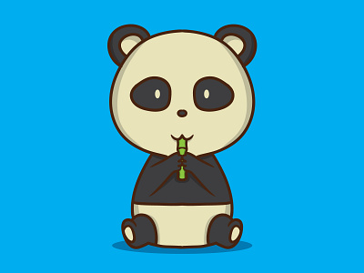 Baby Panda cartoon character cartoon illustration cute design drawing illustration vector