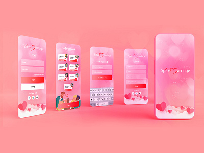 Spice Marriage App appdesign marriageapp uiux