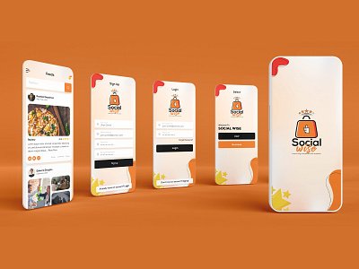 Social Wise App Design appdesign feedappdesign feedsapp uiux uxdesign