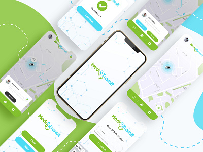 Medtransit Medical Transport App Design appdesign bookingapp ridebookingapp riderappdesign ui uiux