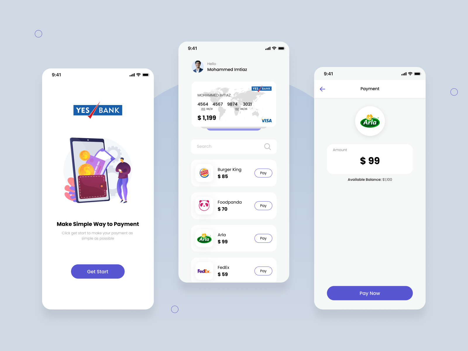 Payment Mobile App Design by GIGA TECH Ltd. on Dribbble