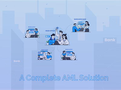 AML Solution from bangladesh .net aml artificialintelligence bank banking apps branding design fintech giga tech illustration javascript mfs ui vector
