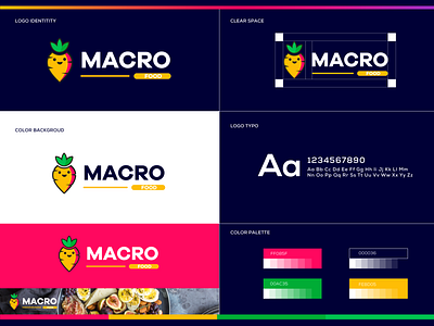 minimalistic logo and brand identity with brand style guide