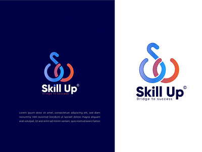 Skill Up minimalist timeless logo