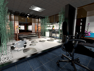 NTQ Head Office design 3d idea ntq solution office design