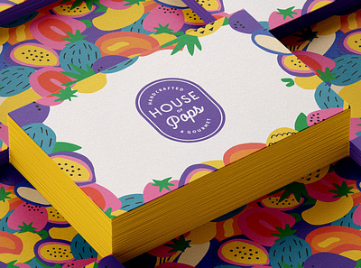 House of Pops - Business Cards branding design business cards design illustration packagingdesign