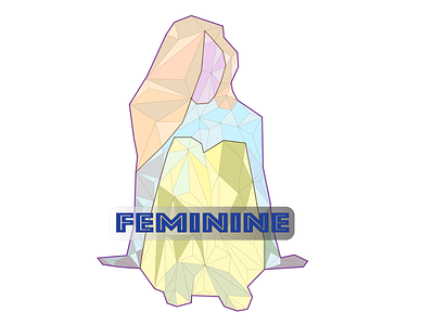 FEMININE branding design icon illustration logo vector