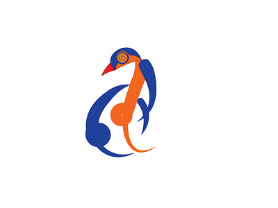Birdort branding design icon illustration logo vector