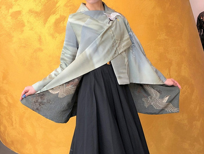 Shawl Like Jacket jacket kimono sayoko shawl