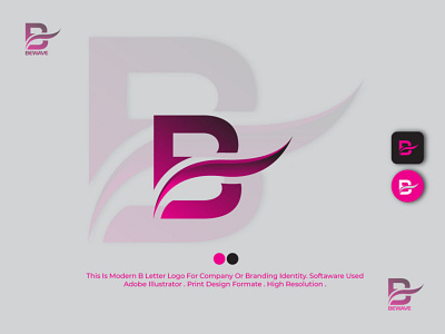 B Letter Logo Design