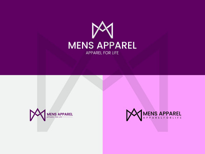 MA Logo For Apparel Company app apparel branding clothing clothing brand clothing company design icon illustration lettermark logo logo minimal minimalist typography wordmark