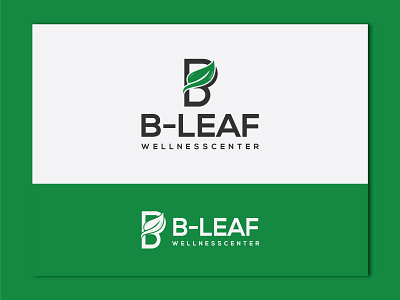 beleaf logo design