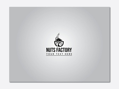 nuts factory logo branding design factory factory logo lettermark logo logo minimal minimalist number nuts nuts logo nutsfactory logo typography wordmark logo