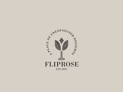 Blend Rose app apparel logo branding design lettermark logo logo minimal minimalist typography wordmark logo