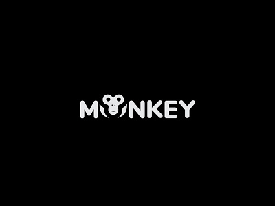 Monkey Logo apparel logo branding design icon lettermark logo logo minimal minimalist typography wordmark logo