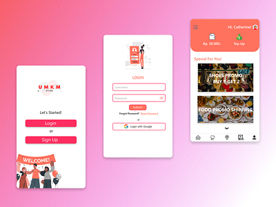 UMKM Store Mobile App - Indonesian mobile app design ui uiux