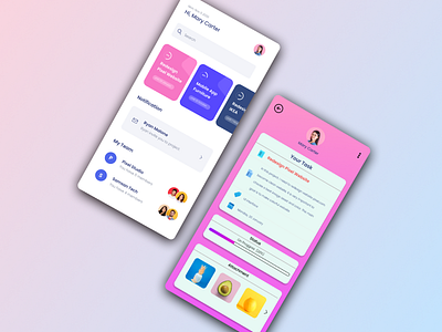 Task Project - BWA mobile app design ui ui design uiux ux