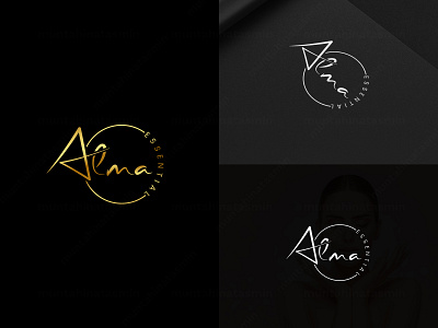 Alma Essential logo design unique logo