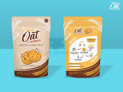 Standing Pouch Packaging Snack Design design packaging oat cookies