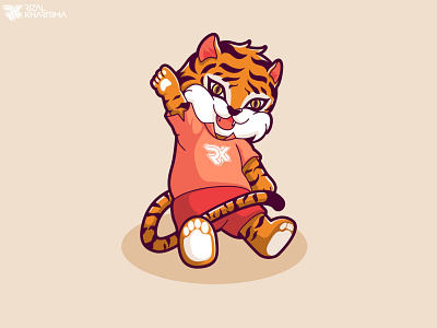 Animal Tiger Chibi Mascot Character 1