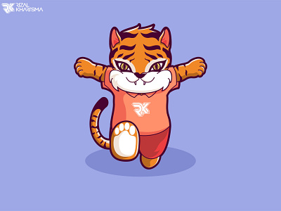 Animal Tiger Chibi Mascot Character 2