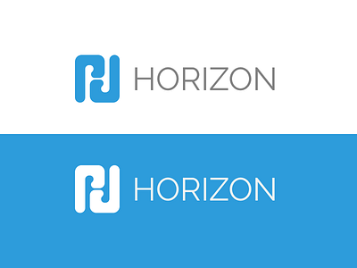 Horizon blue horizon logo