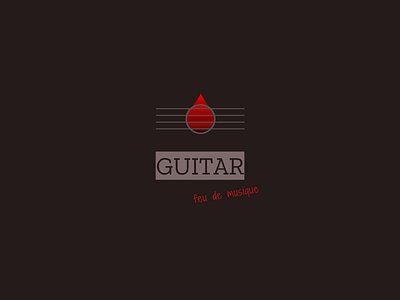 Guitar: Feu De Musique fire guitar